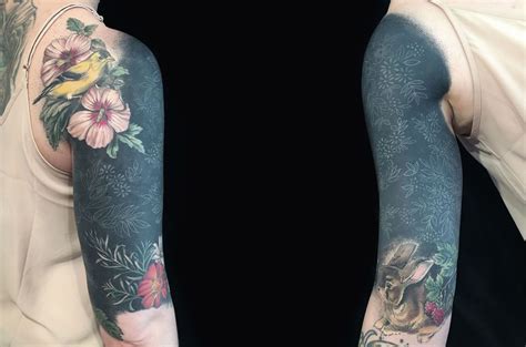 black on white tattoo|white over black tattoo healed.